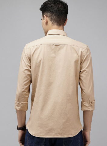 Button-Down Pure Cotton Formal Shirt