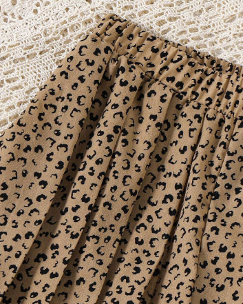 Girls Round Neck Top With Palazzos