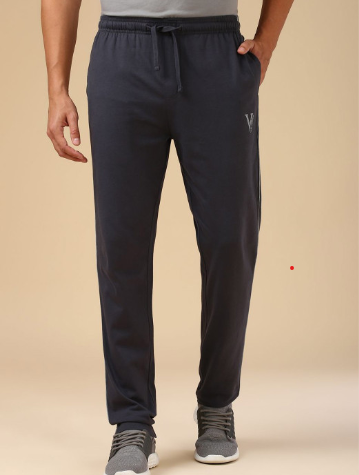 Men Cotton Mid Rise Track Pants