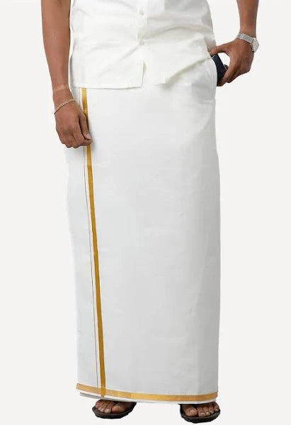 Men's Double Layered Pocket Dhoti