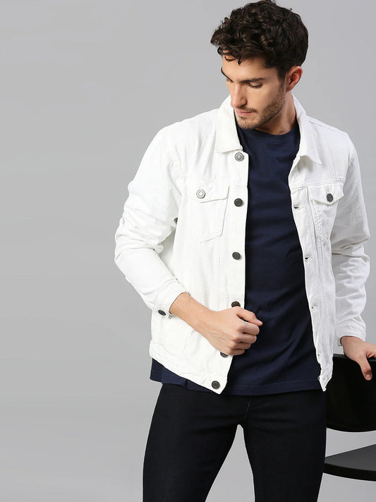 Regular Fit Long Sleeve Button Down Denim Jacket