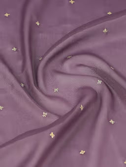Purple Sequinned Silk Festive Dupatta