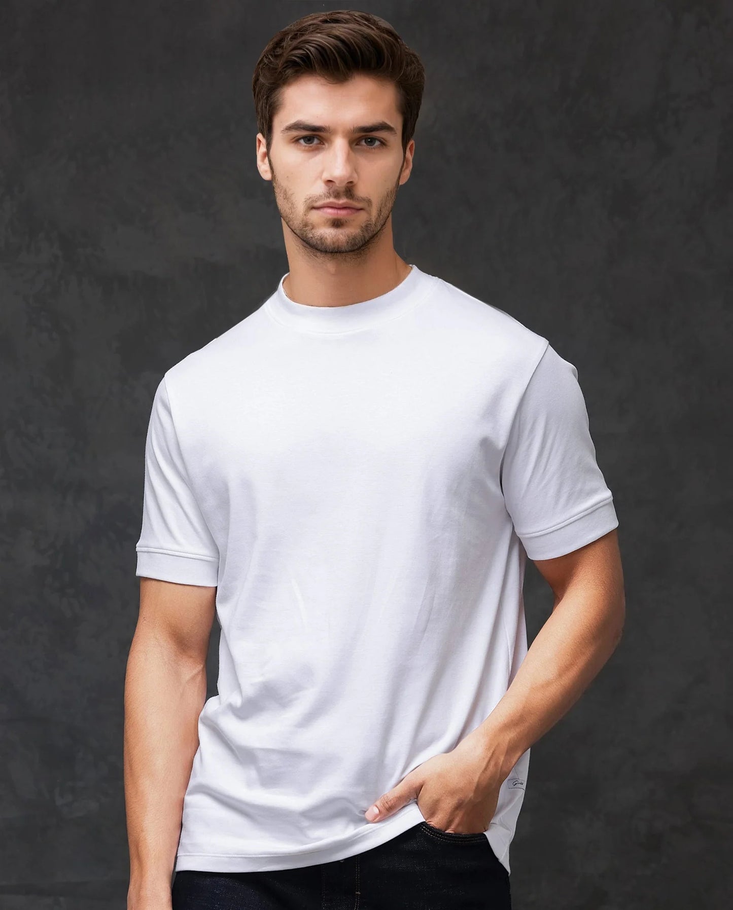 Slim Fit Plain T-Shirt