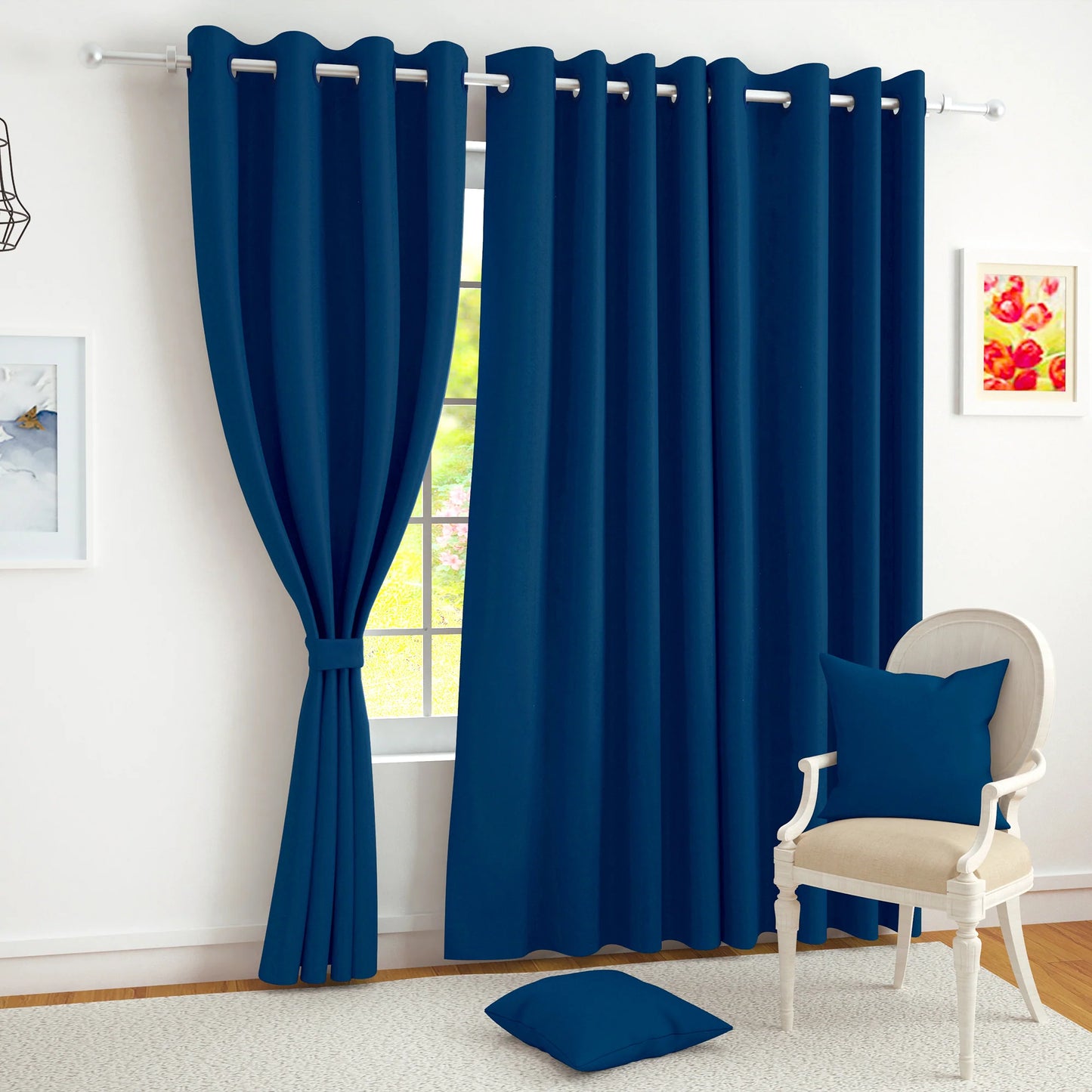Silk Window Curtain