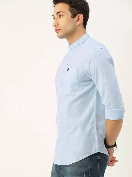 Men Solid Casual Shirt